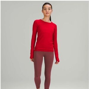 lululemon Swiftly Tech long sleeve hip length, 6